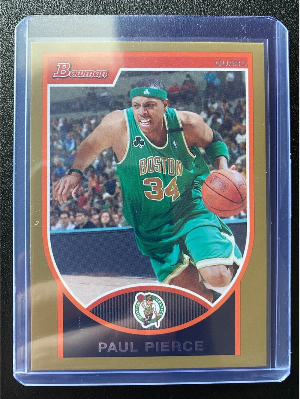 2007 Bowman Paul Pierce #34 Gold /99
